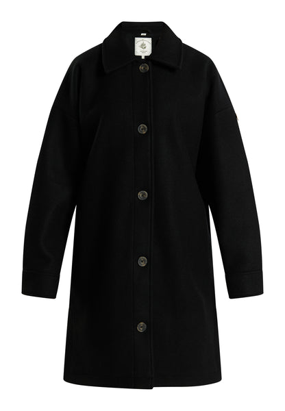 DreiMaster Vintage women's transitional coat in a wool look
