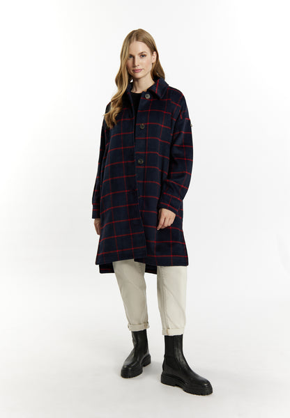 DreiMaster Vintage women's transitional coat in a wool look