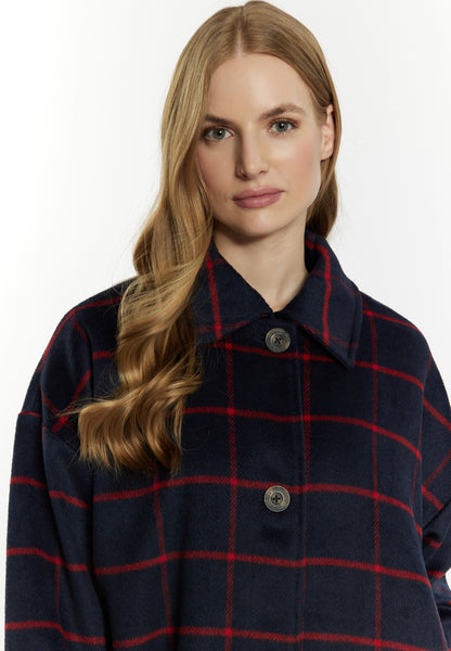 DreiMaster Vintage women's transitional coat in a wool look