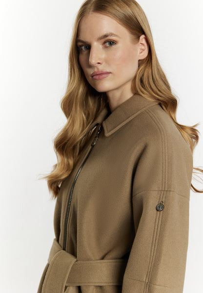 DreiMaster Vintage women's transitional jacket in a wool look
