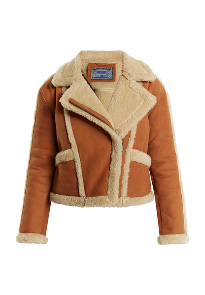 DreiMaster Vintage women's leather biker jacket