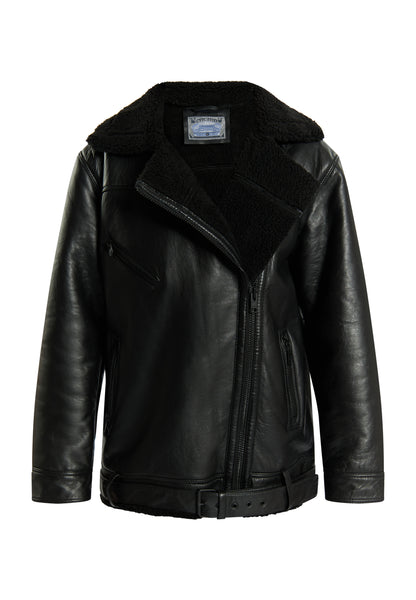 DreiMaster Vintage women's leather biker jacket