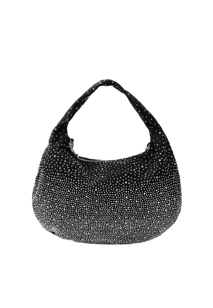 faina women's shoulder bag with rhinestones