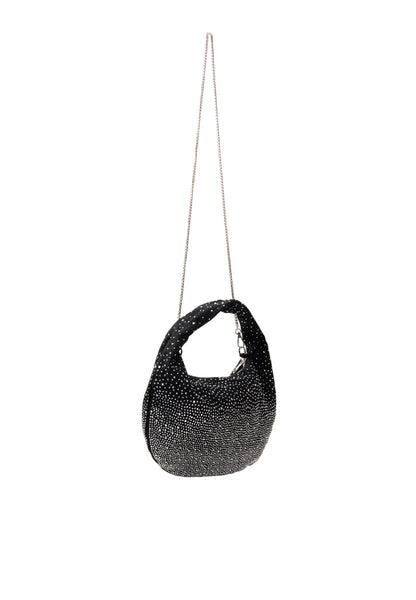 faina women's shoulder bag with rhinestones