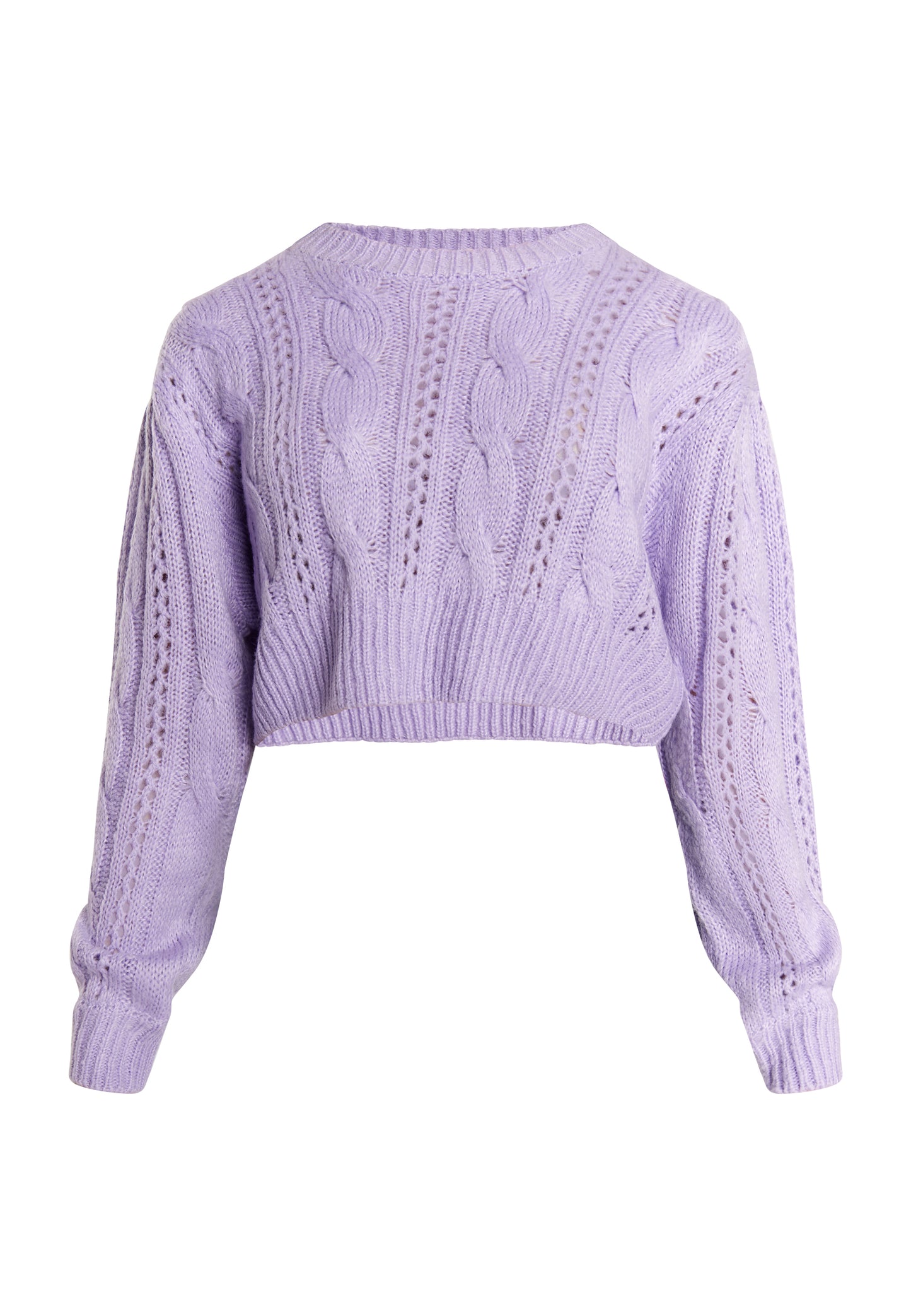 myMo damski sweter z dzianiny krótki