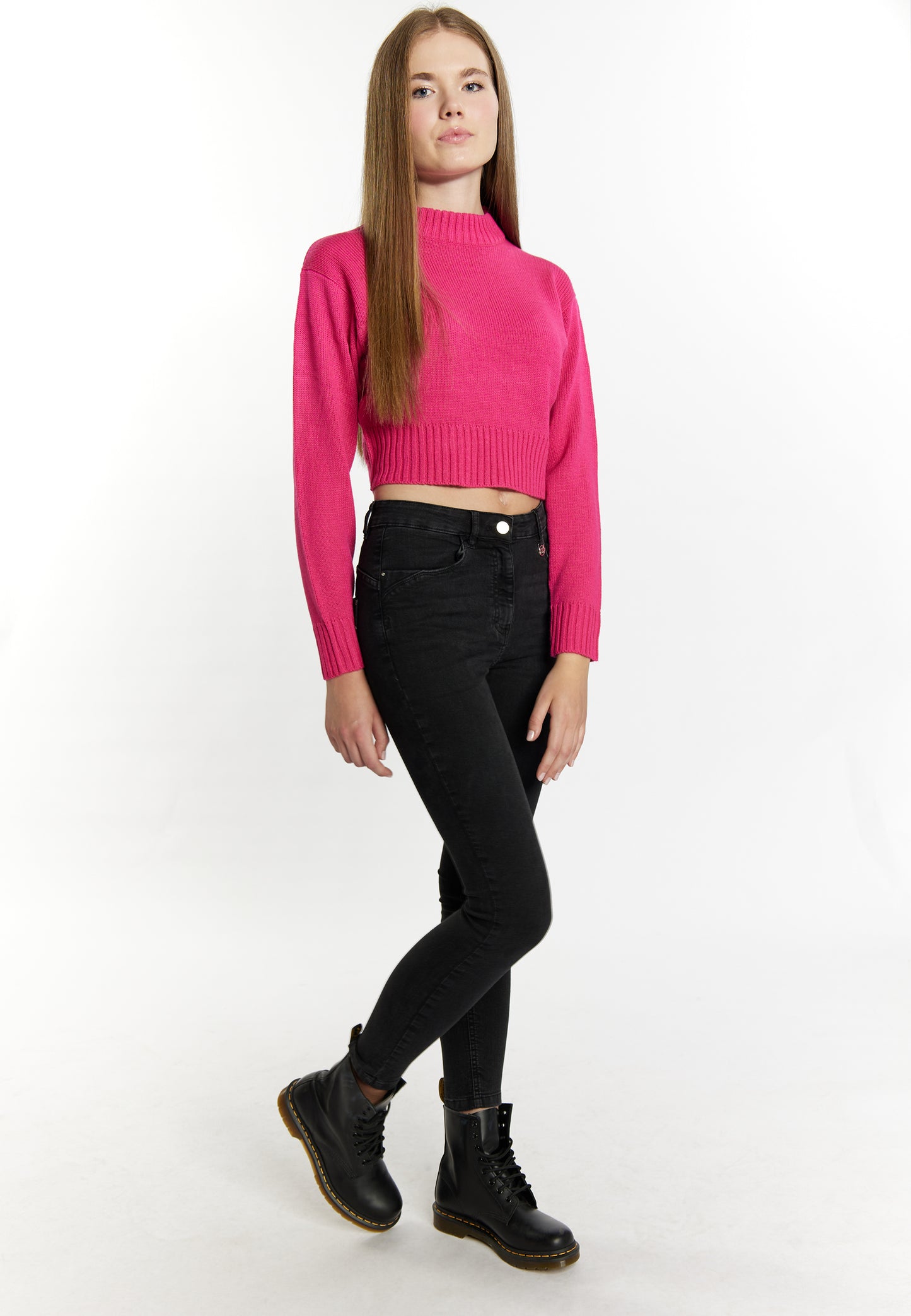 myMo women's cropped sweater