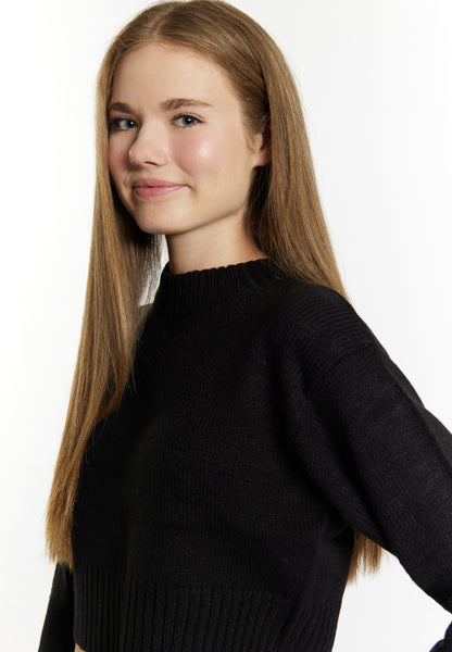 myMo women's cropped sweater