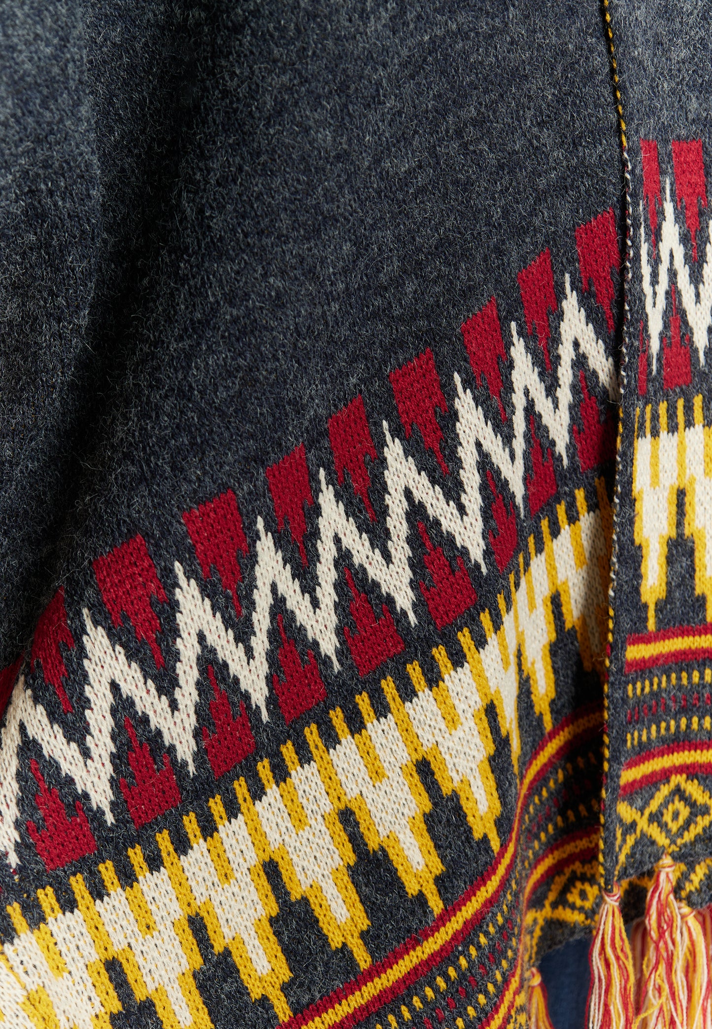 usha FESTIVAL women's knit poncho
