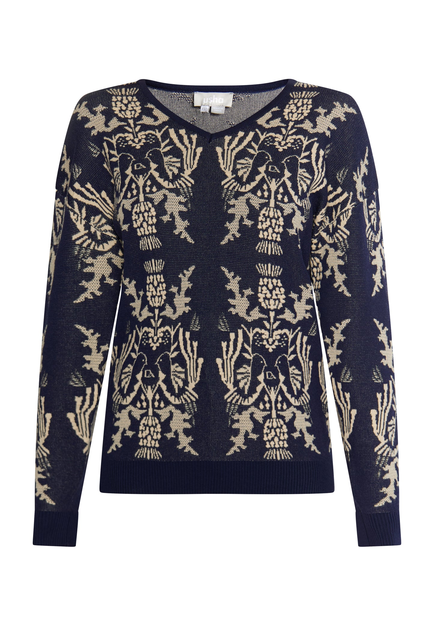 usha damski sweter dzianinowy