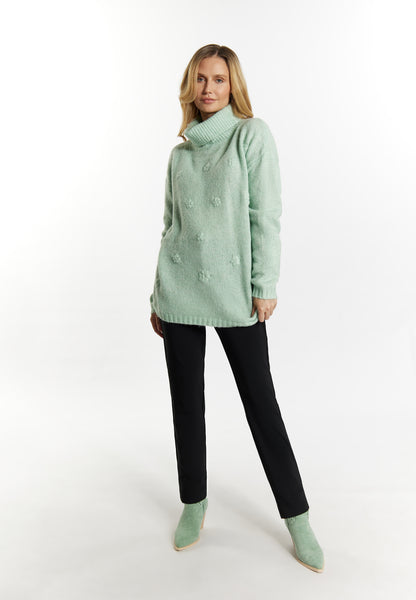 usha women's turtleneck sweater