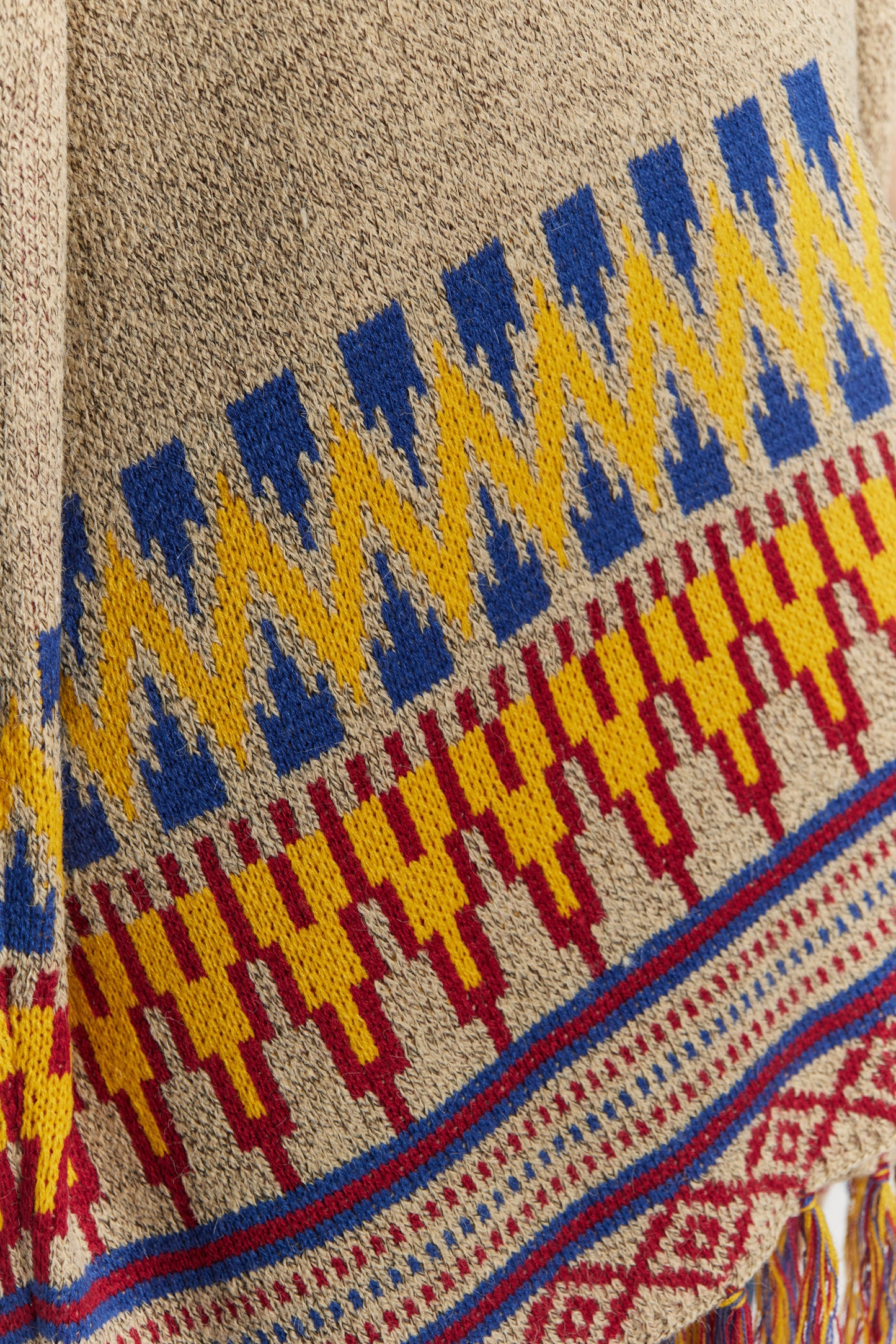 usha FESTIVAL women's knit poncho