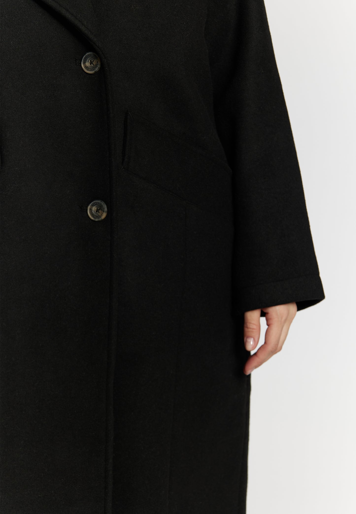 DreiMaster Vintage women's transitional coat made of wool blend