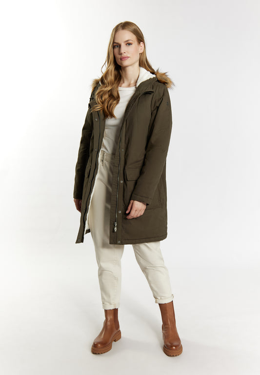 DreiMaster Vintage women's winter parka + shopping bag set