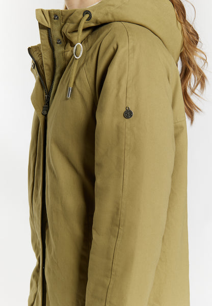 DreiMaster Vintage women's winter parka + shopping bag set