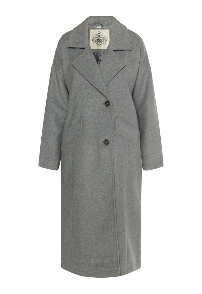 DreiMaster Vintage Women's Transitional Coat Made Of Wool Blend