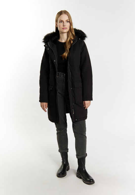 DreiMaster Vintage women's winter parka + shopping bag set
