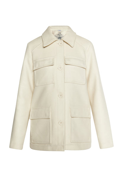 DreiMaster Vintage women's transitional jacket made from a wool blend