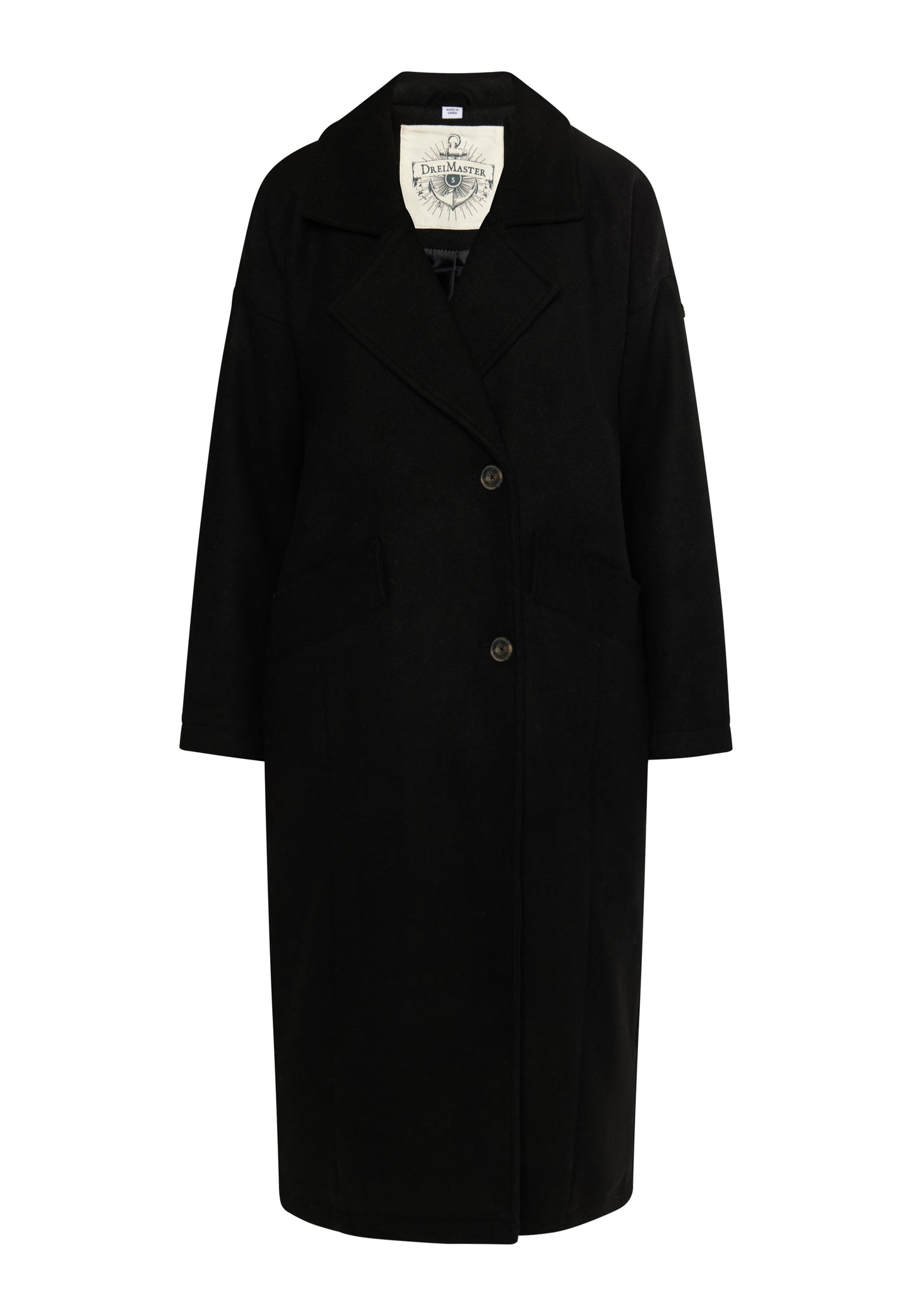 DreiMaster Vintage women's transitional coat made of wool blend