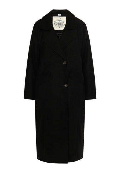 DreiMaster Vintage women's transitional coat made of wool blend