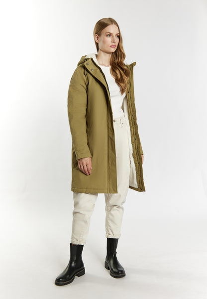 DreiMaster Vintage women's winter parka + shopping bag set