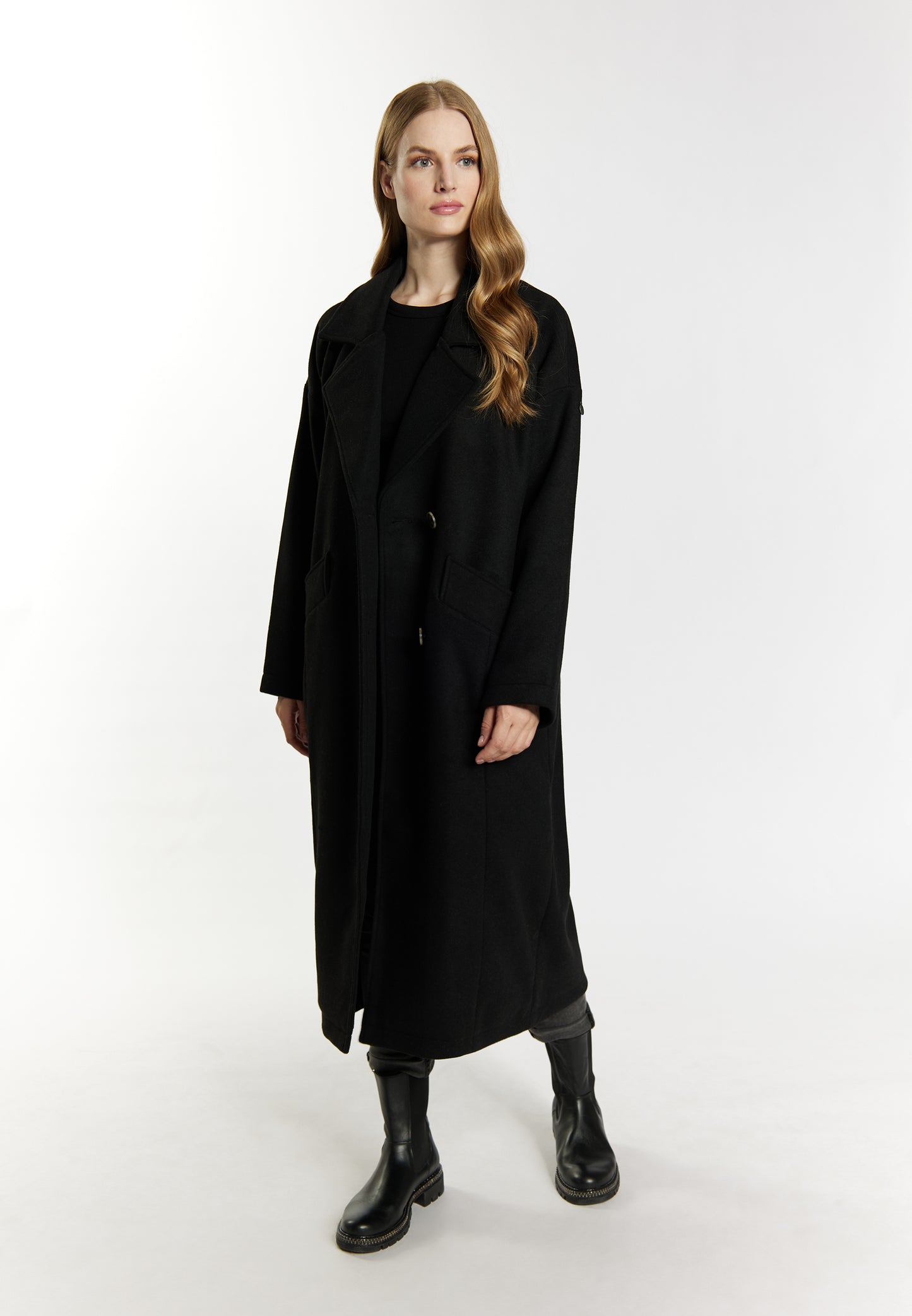 DreiMaster Vintage women's transitional coat made of wool blend
