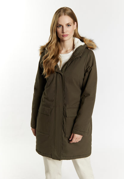 DreiMaster Vintage women's winter parka + shopping bag set