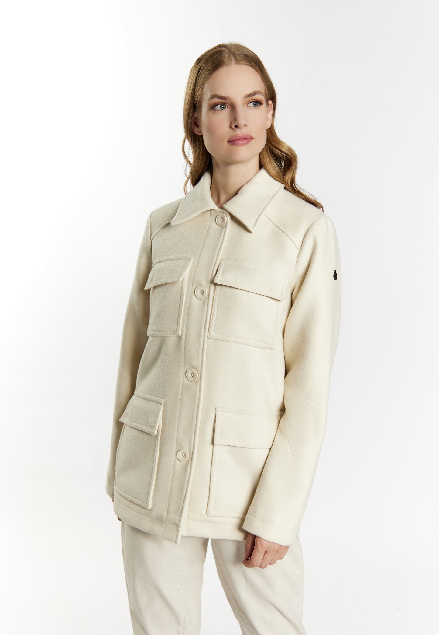 DreiMaster Vintage women's transitional jacket made from a wool blend