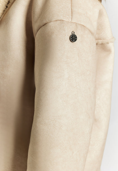 DreiMaster Vintage women's transition jacket made of imitation fur