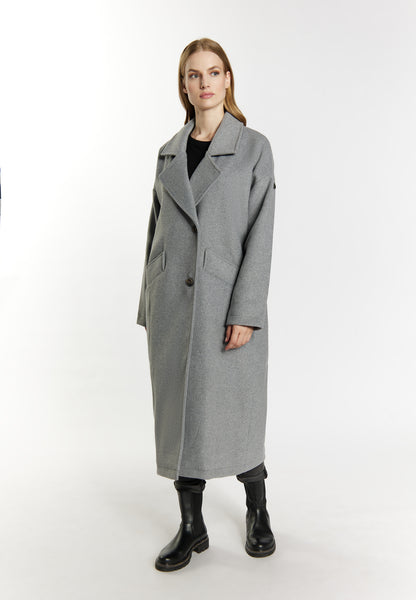 DreiMaster Vintage women's transitional coat made of wool blend