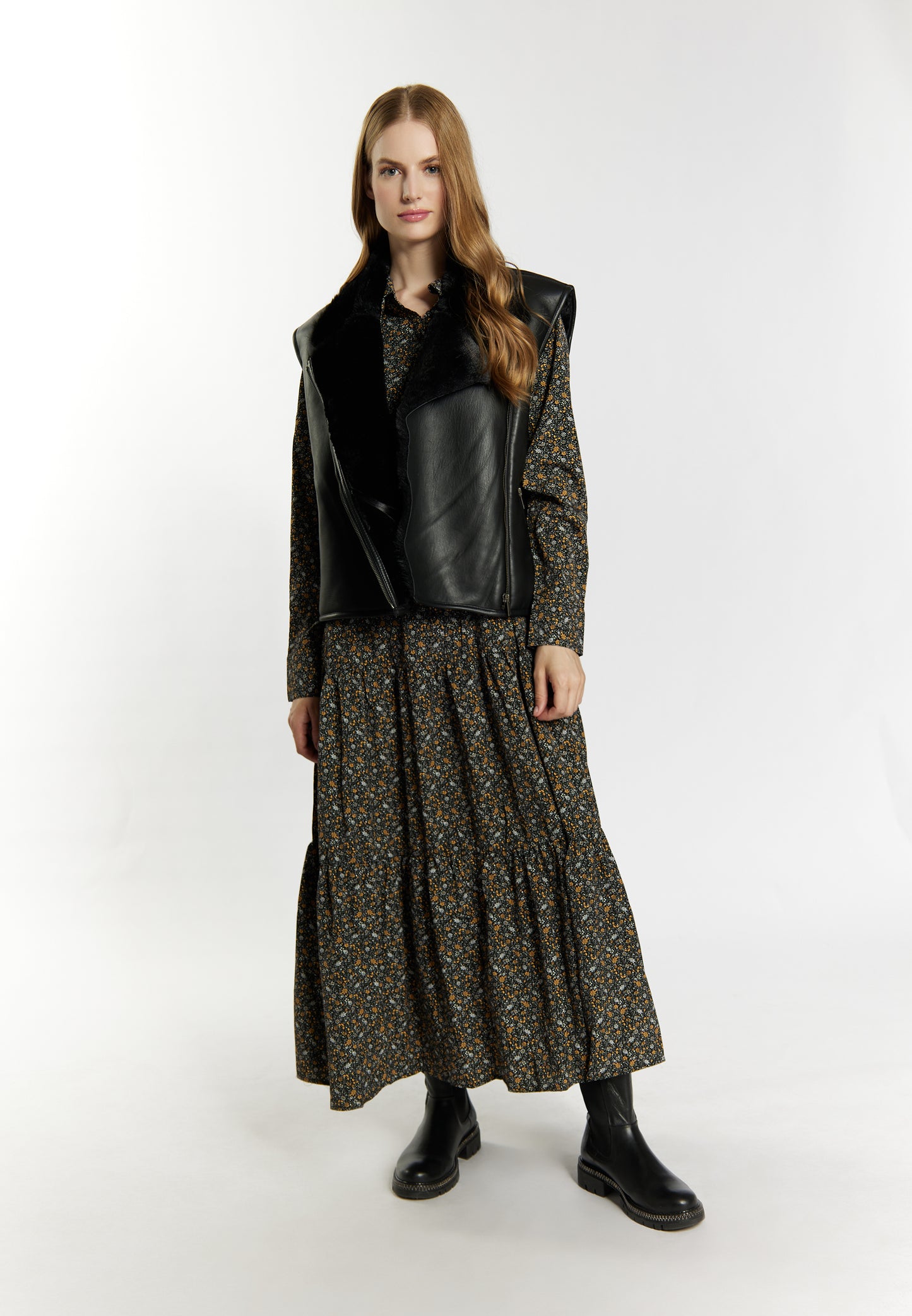 DreiMaster Vintage women's leather vest