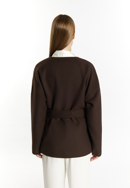 DreiMaster Klassik women's transitional jacket made from a wool blend