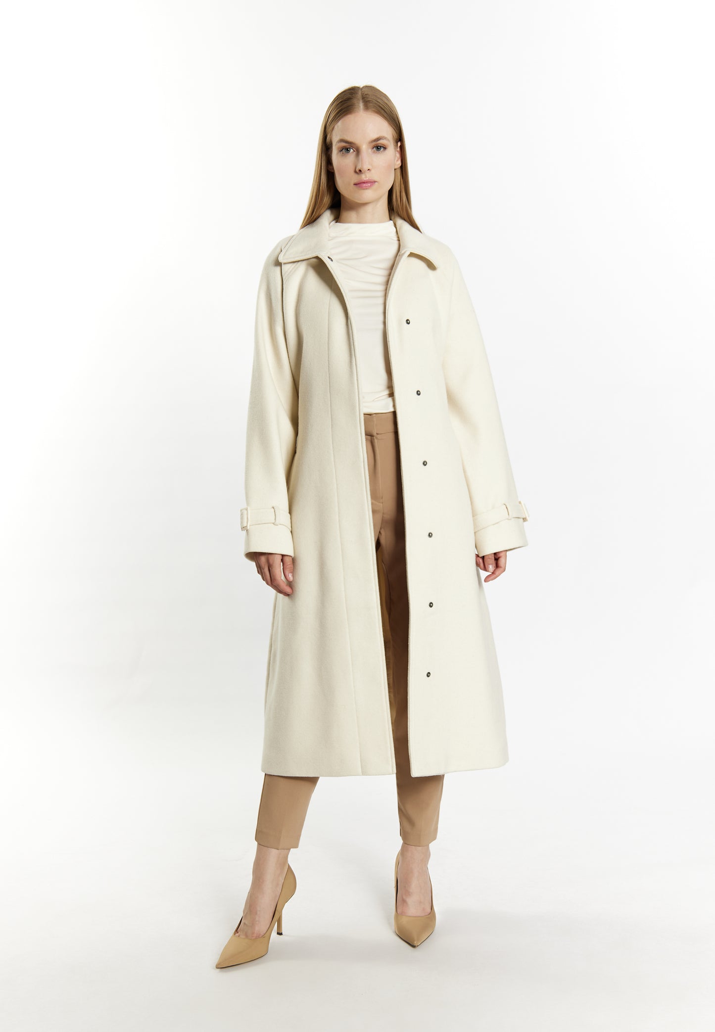 DreiMaster Klassik women's transitional coat made of wool blend