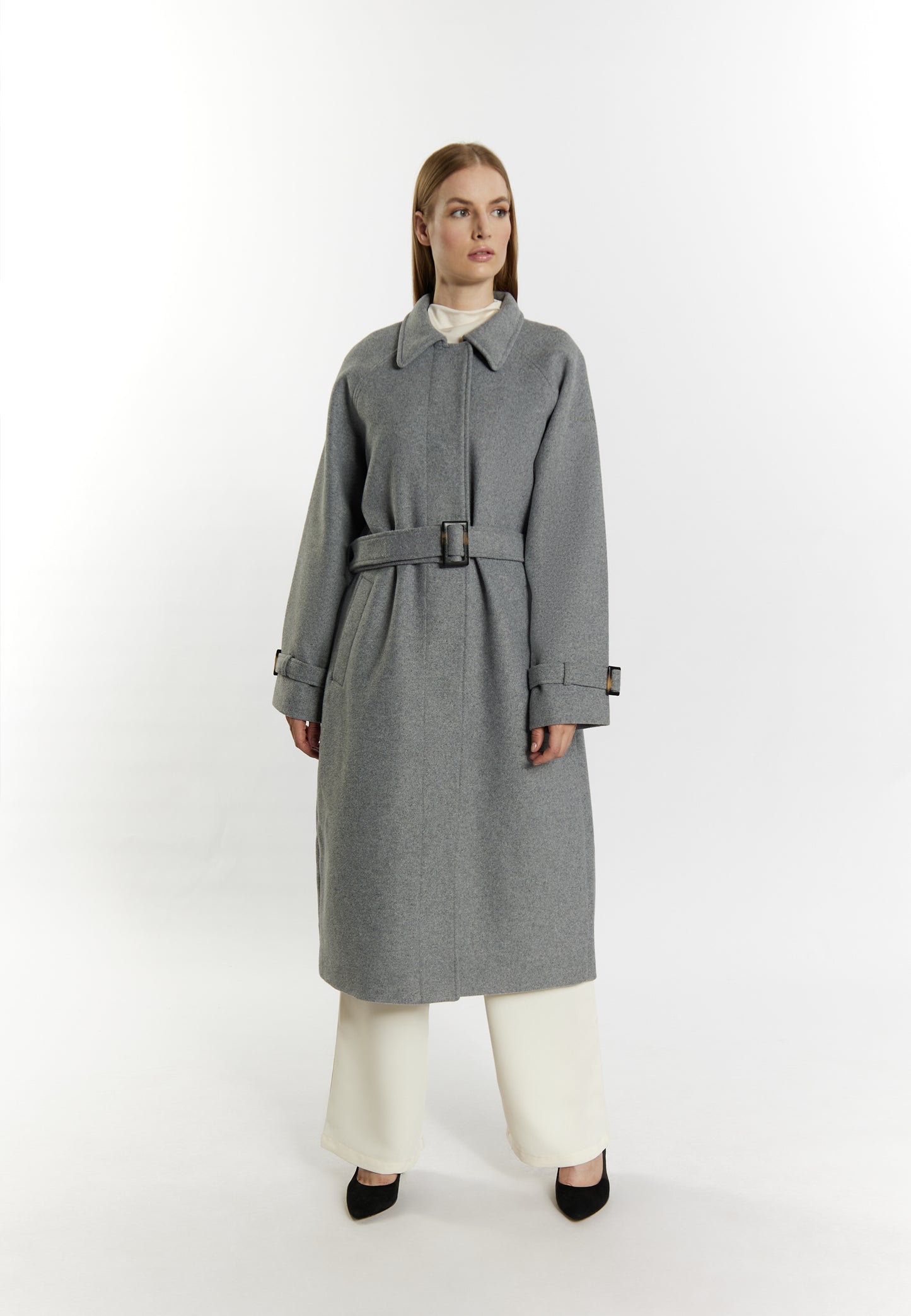 DreiMaster Klassik women's transitional coat made of wool blend