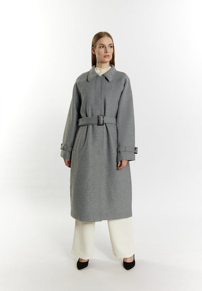 DreiMaster Klassik women's transitional coat made of wool blend