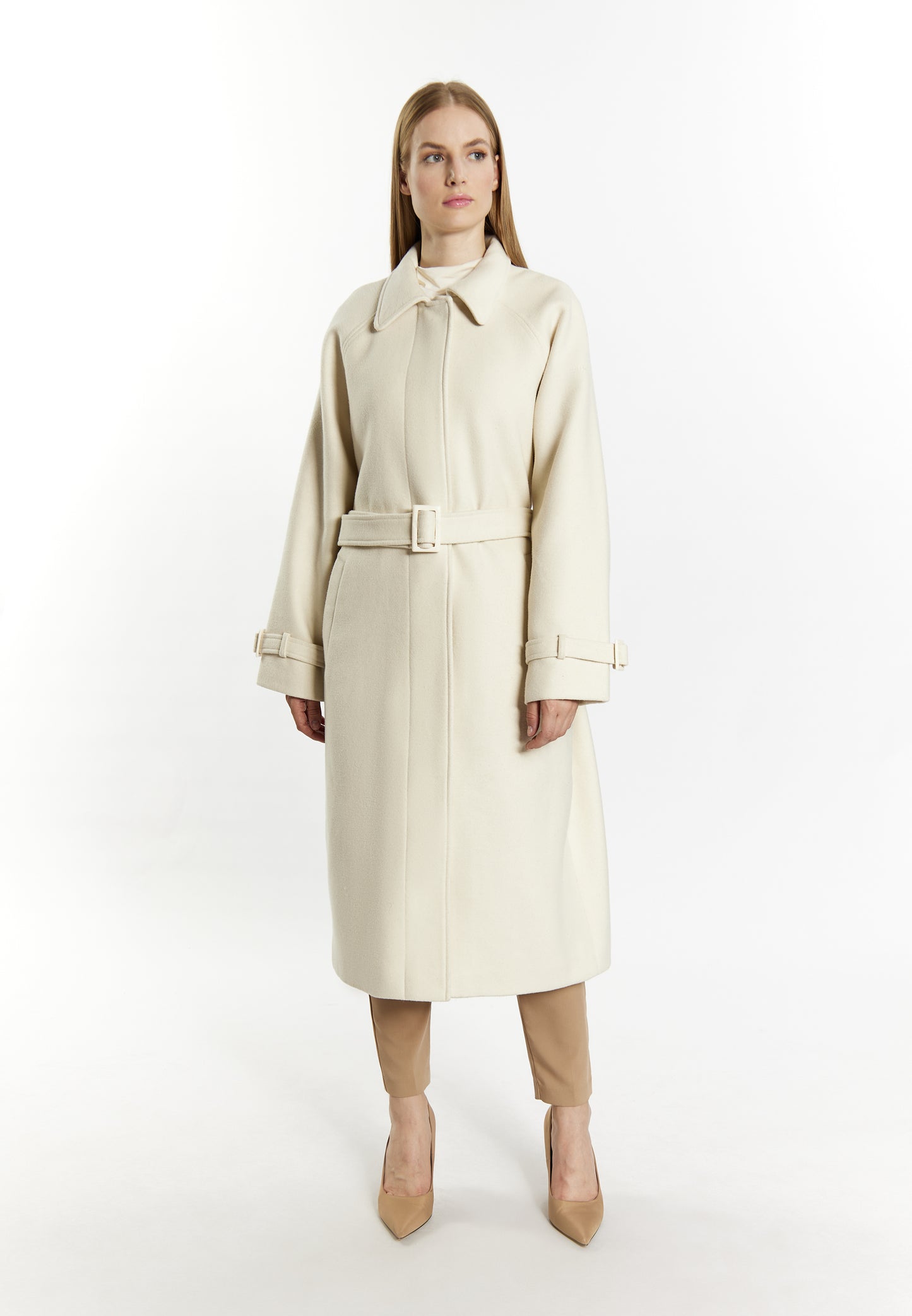 DreiMaster Klassik women's transitional coat made of wool blend