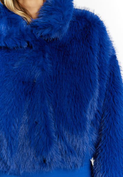 faina women's faux fur blouson