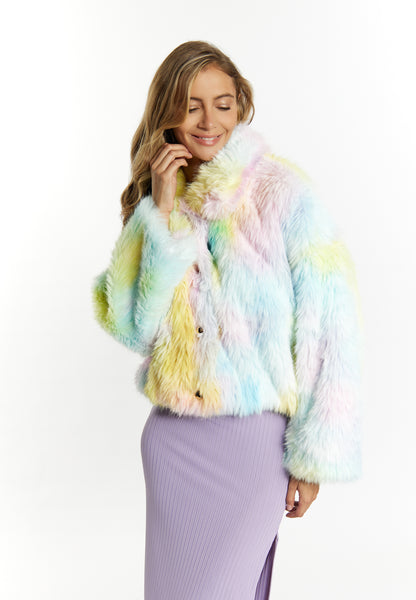faina women's faux fur blouson