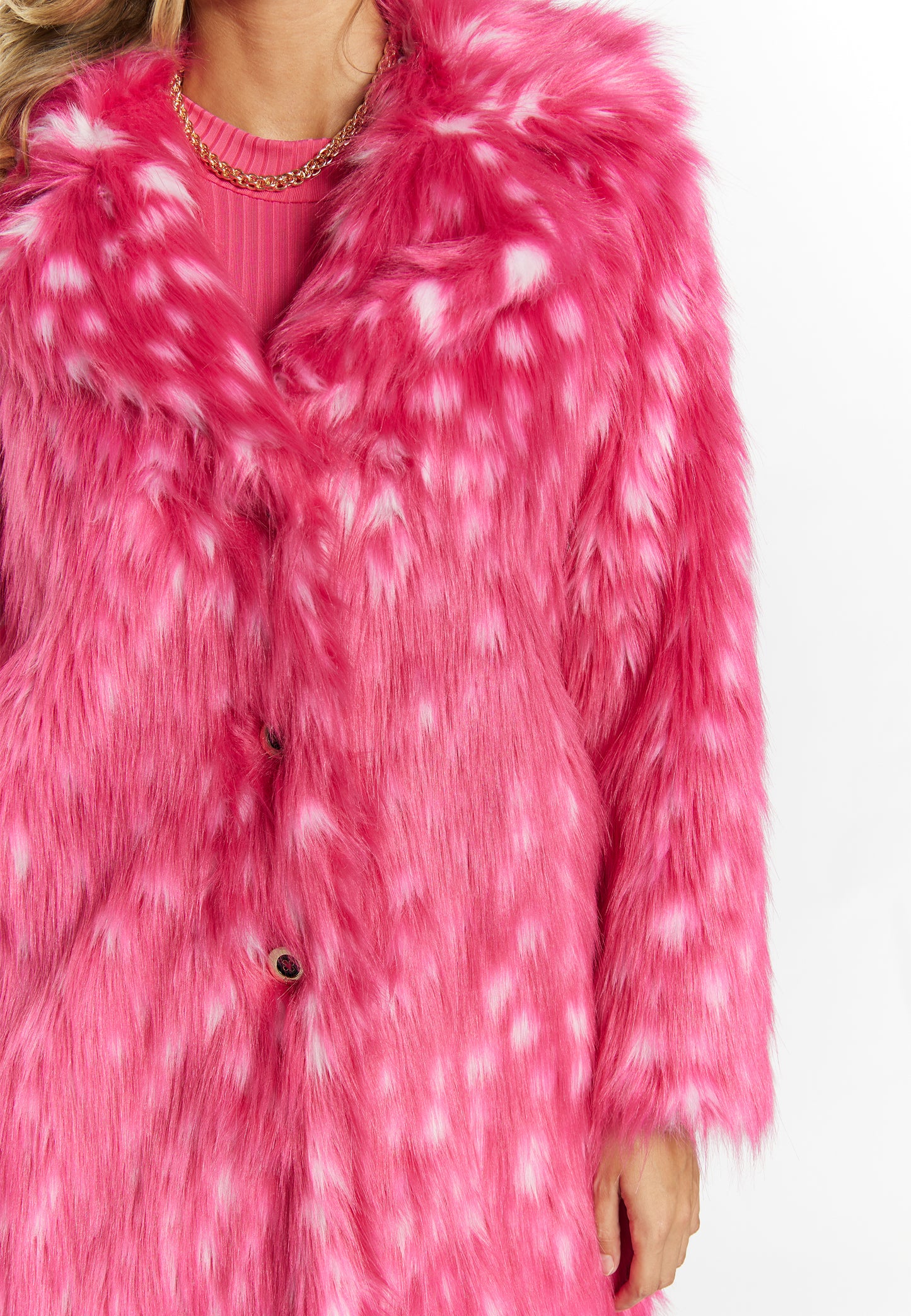 faina women's faux fur coat