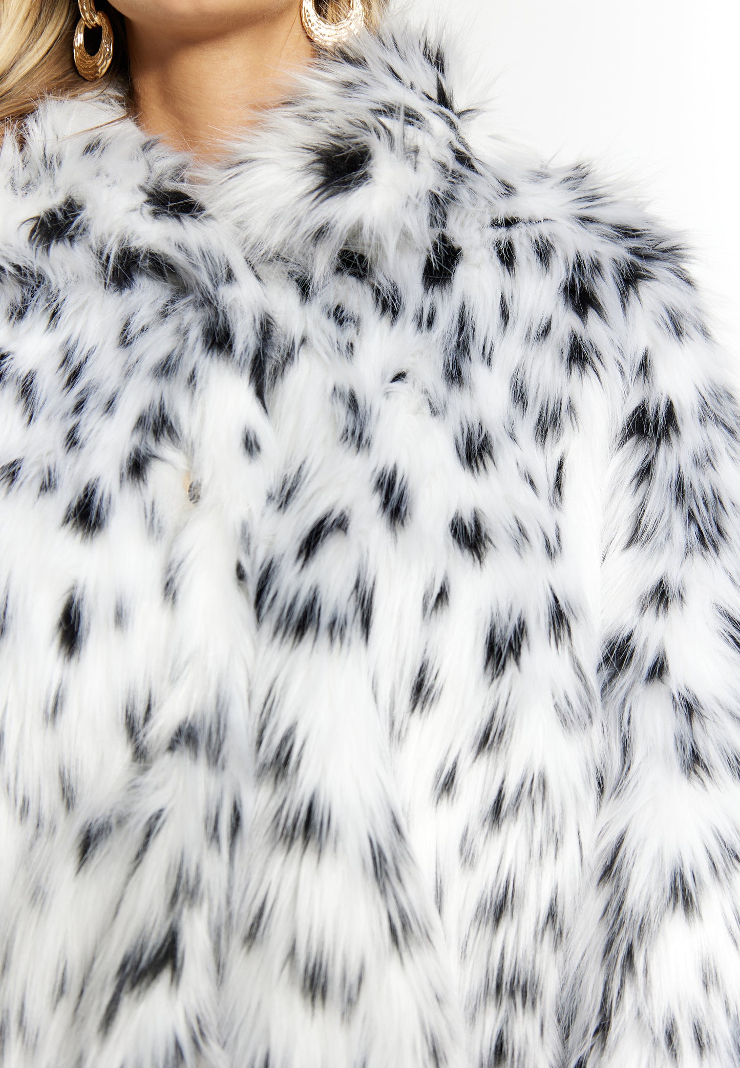 faina women's faux fur blouson