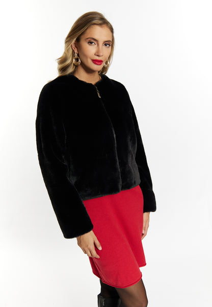 faina women's faux fur jacket