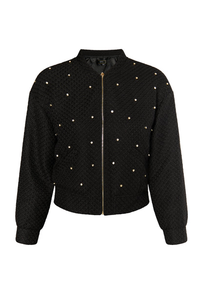 faina women's boucé jacket with rhinestones