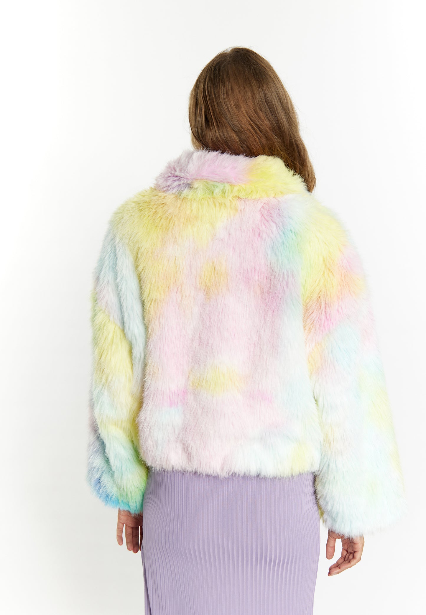 faina women's faux fur blouson