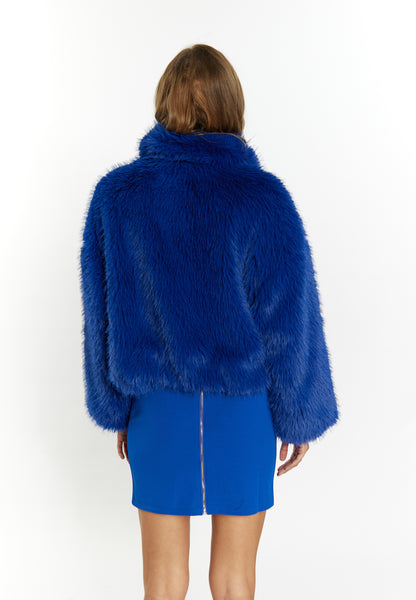faina women's faux fur blouson