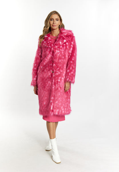 faina women's faux fur coat