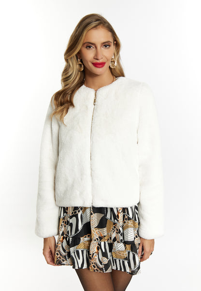 faina women's faux fur jacket