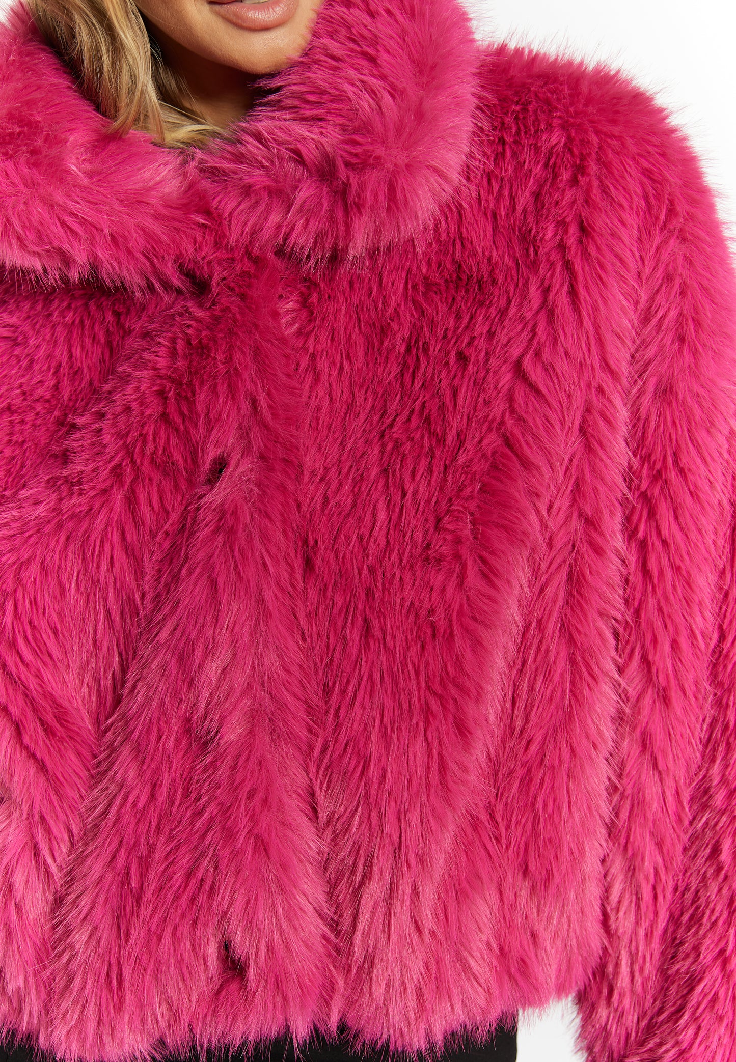 faina women's faux fur blouson