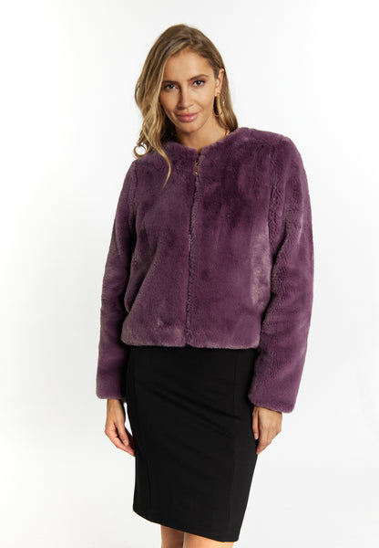 faina women's faux fur jacket