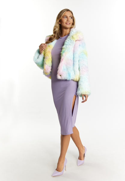 faina women's faux fur blouson