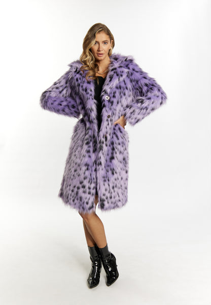 faina women's faux fur coat