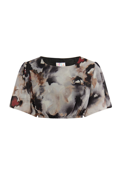 IZIA women's blouse with a tie dye pattern